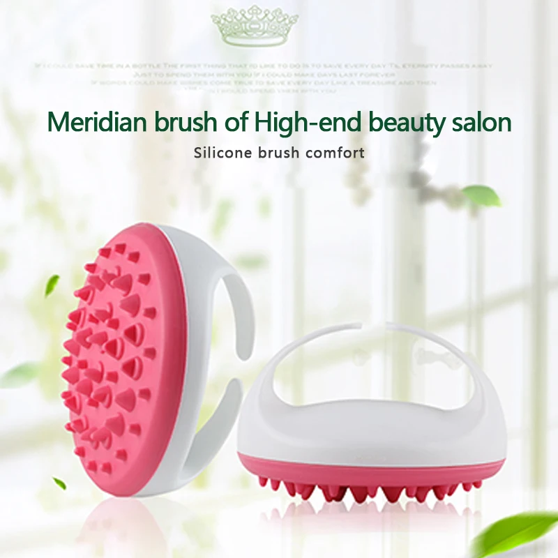 

New Handheld Bath Shower Anti Cellulite Full Body SPA Bath Shower Bristle Brush SPA Body Massage Brush Slimming Beauty Drop Ship