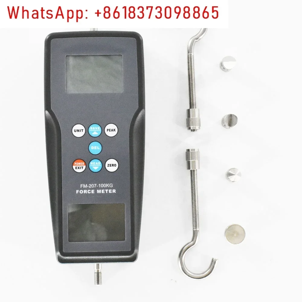 Force Gauge 980N 100kgf 220Lbf Digital Pull and Push Force Tester FM-207-1K,2K,5K,10K,20K,50K,100K dynamometer