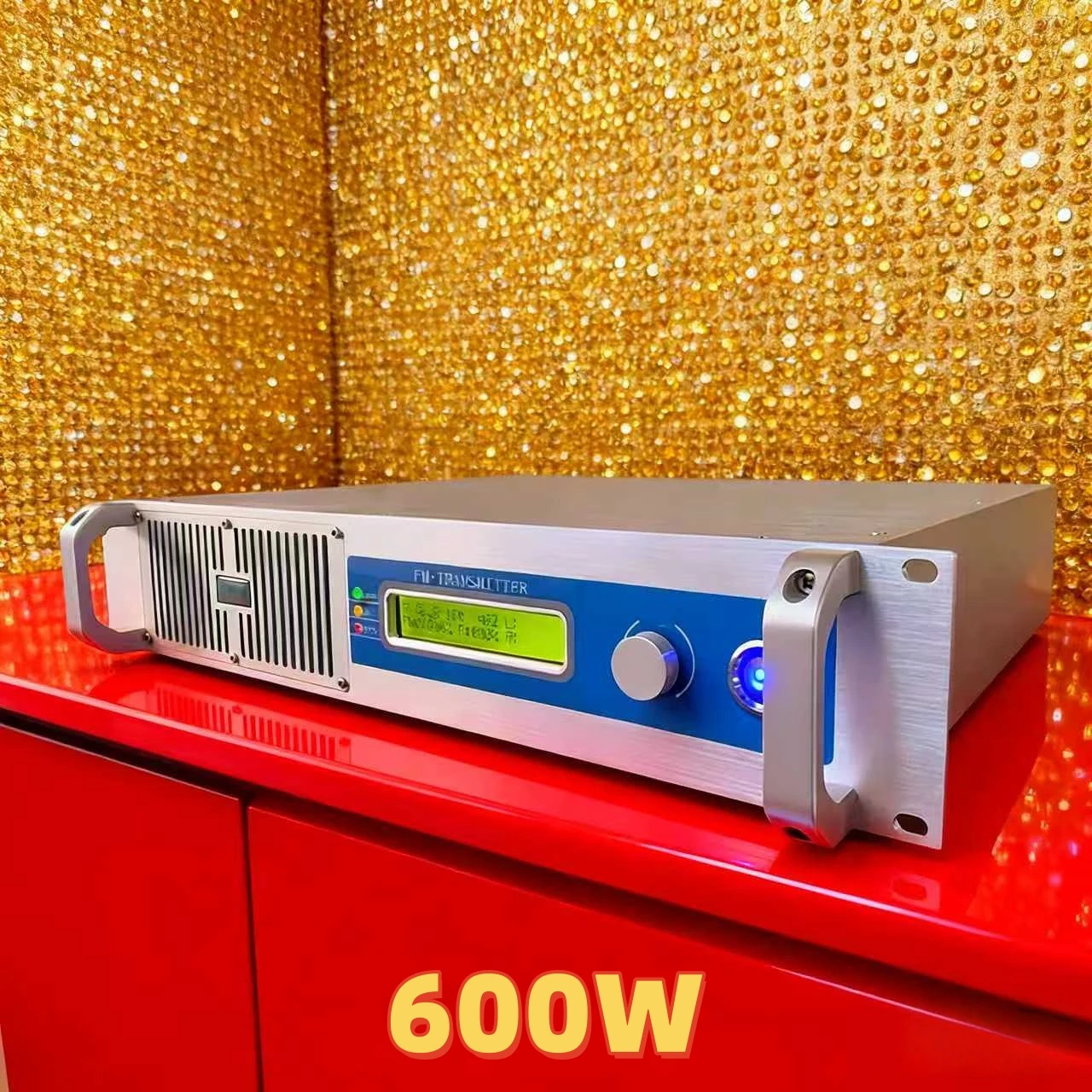 

YXHT-600W FM Transmitter Worldwide Use 100-240V (Dual Voltage 110V&220V) - Low Noise, AES/RDS, for Community/Office Campus