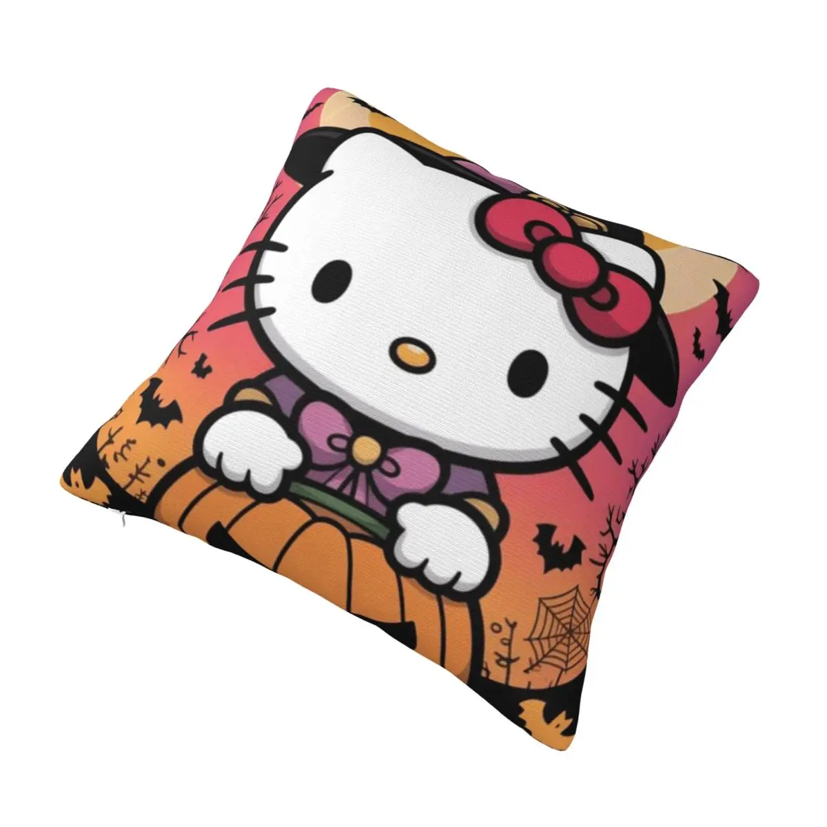 Funda de almohada Hellos Kittys, funda de almohada a la moda, funda de cojín con gráfico suave, fundas de almohada para decoración del hogar, fiesta de boda