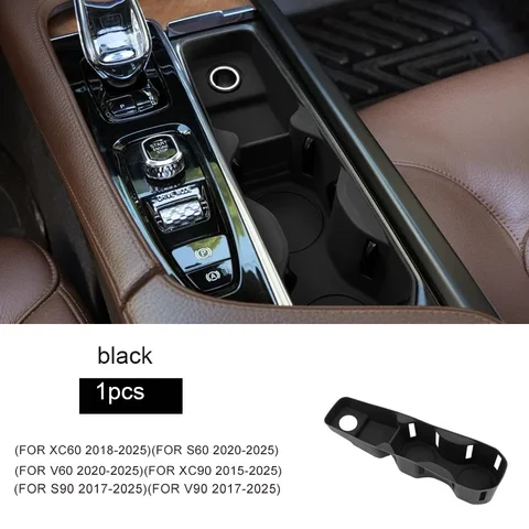 Для Volvo XC60 XC90 S60 V90 V60 S90: силиконовая защитная накладка на подстаканник центральной консоли, автомобильные запчасти