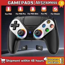 Wireless Controller For ps5 controller controle ps5/PS5 Slim Gaming Controller Gamepad With Turbo Dual Sense Vibrate Programming