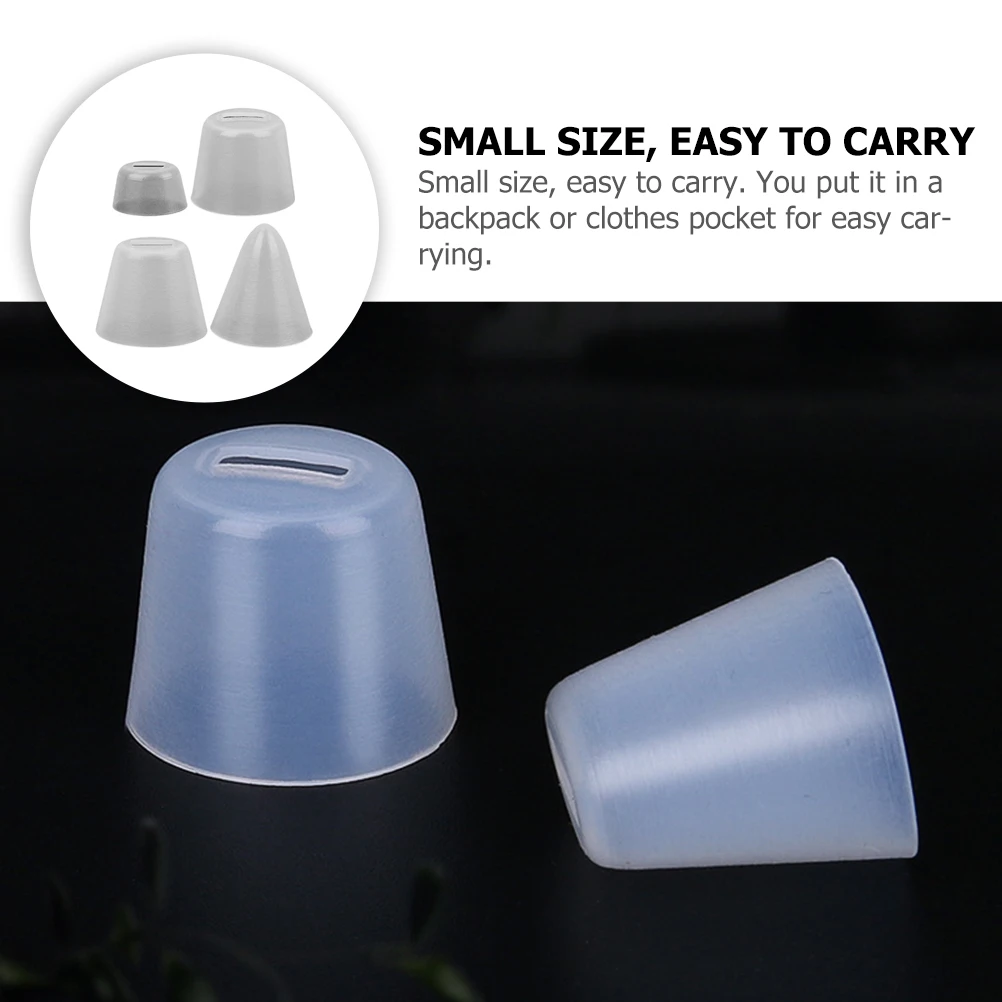 

Has Flute Protector Mouthpiece Cover Accessories Instrument Silicone Case White