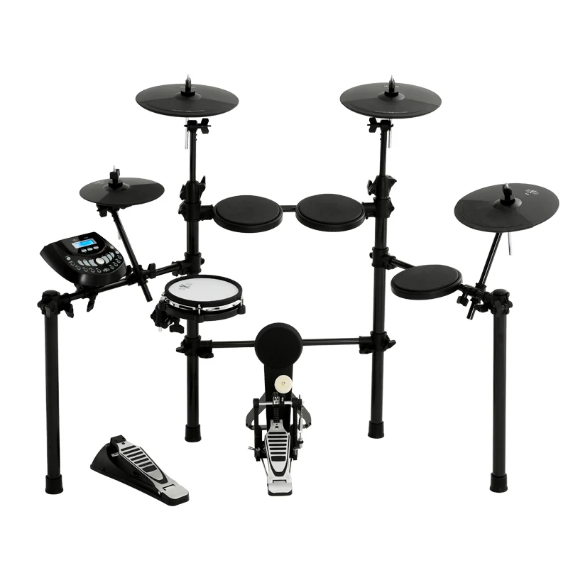 Worth Buying HXM electronic drum 8-piece with mesh snare pad drum set