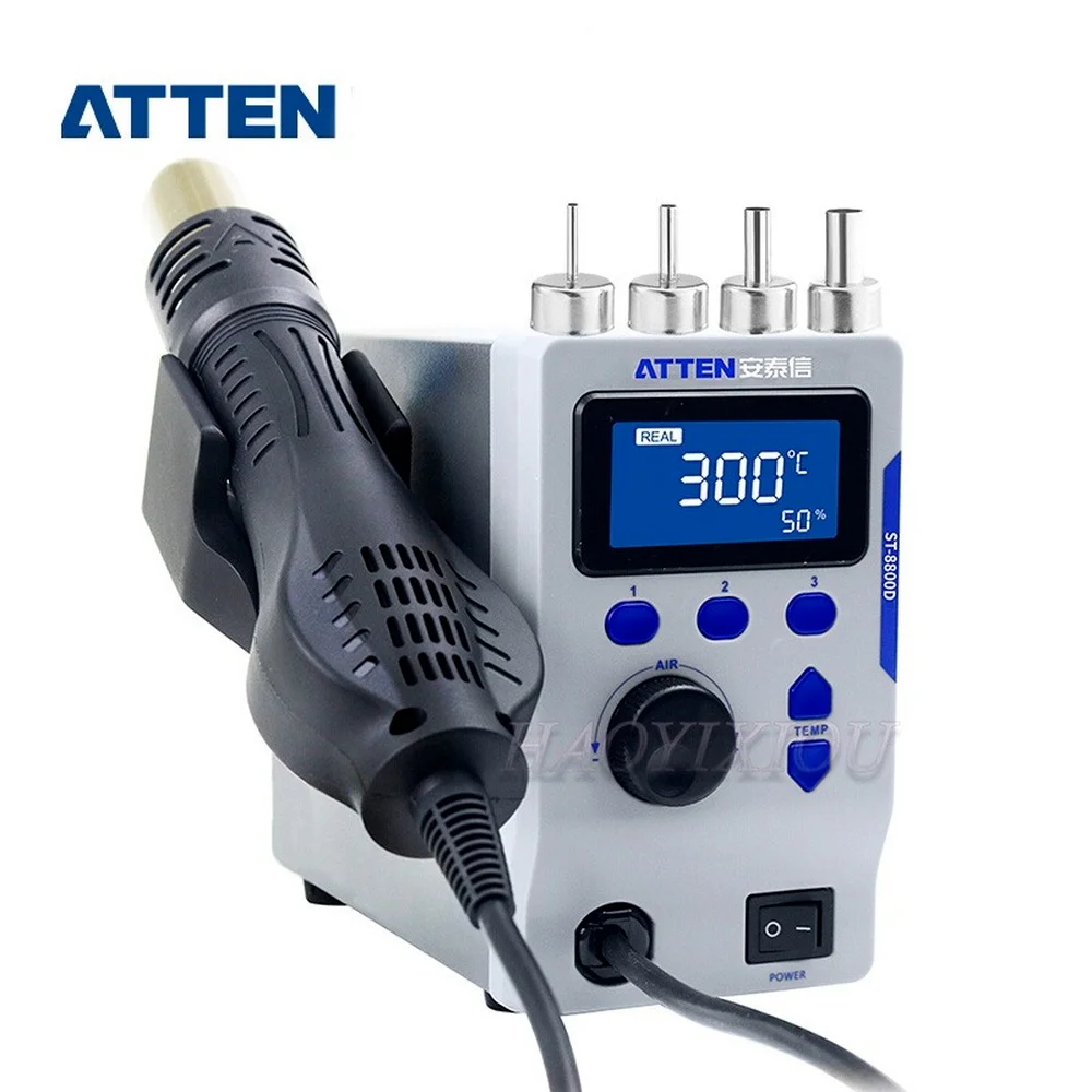 ATTEN ST-8800D heat gun adjustable temperature and air volume anti-static Hot Air Station