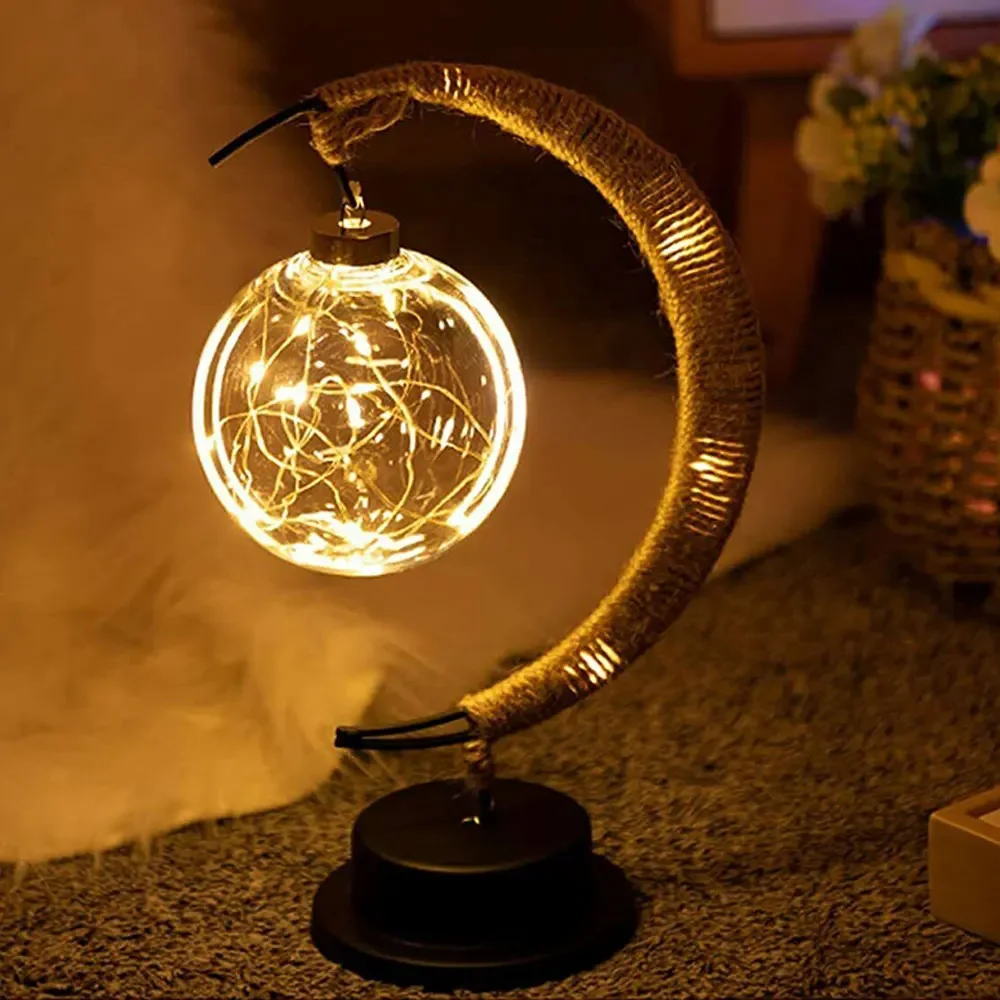 

Customizable 3D Night Lamp LED Moon Sepak Takraw Lamp Christmas Decoration Night Light Bedside Light