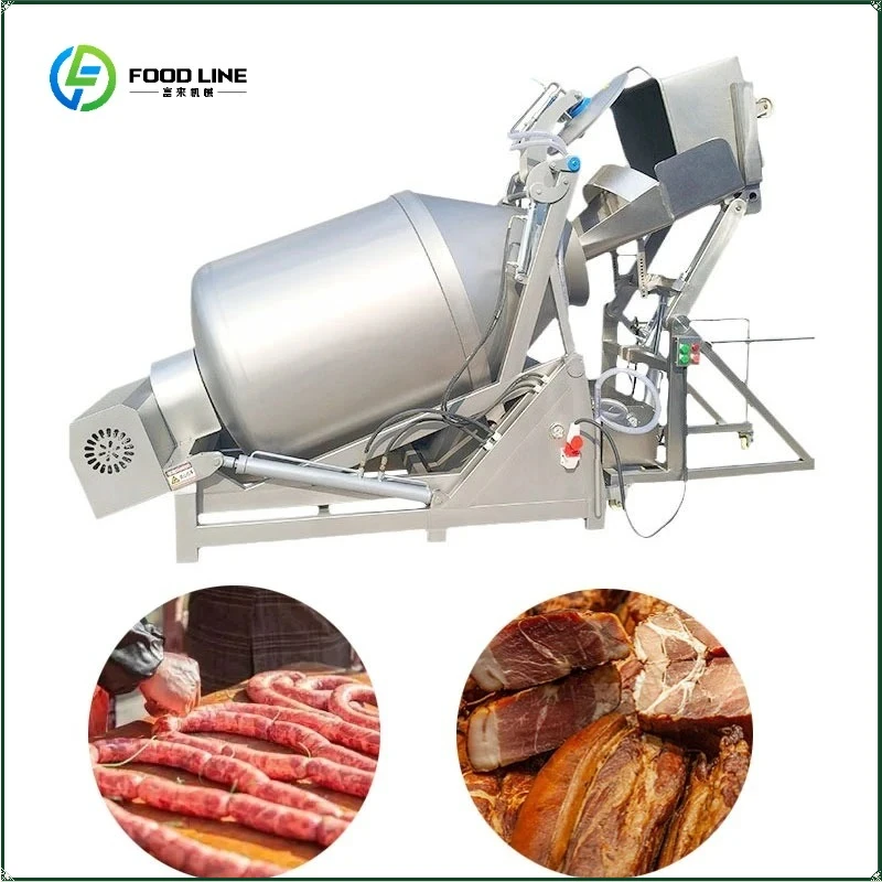 Commercial Vacuum Chicken Kneading Marinating Tumbling Rolling Machine FL Customized