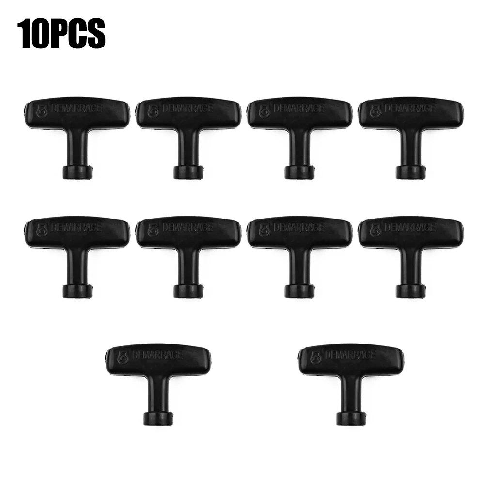 

10PCS Recoil Starter Handle 72*52*19mm Plastic Pull Starter Replacement For GX160 GX200 GX240 Lawnmower Garden Power Tool Parts