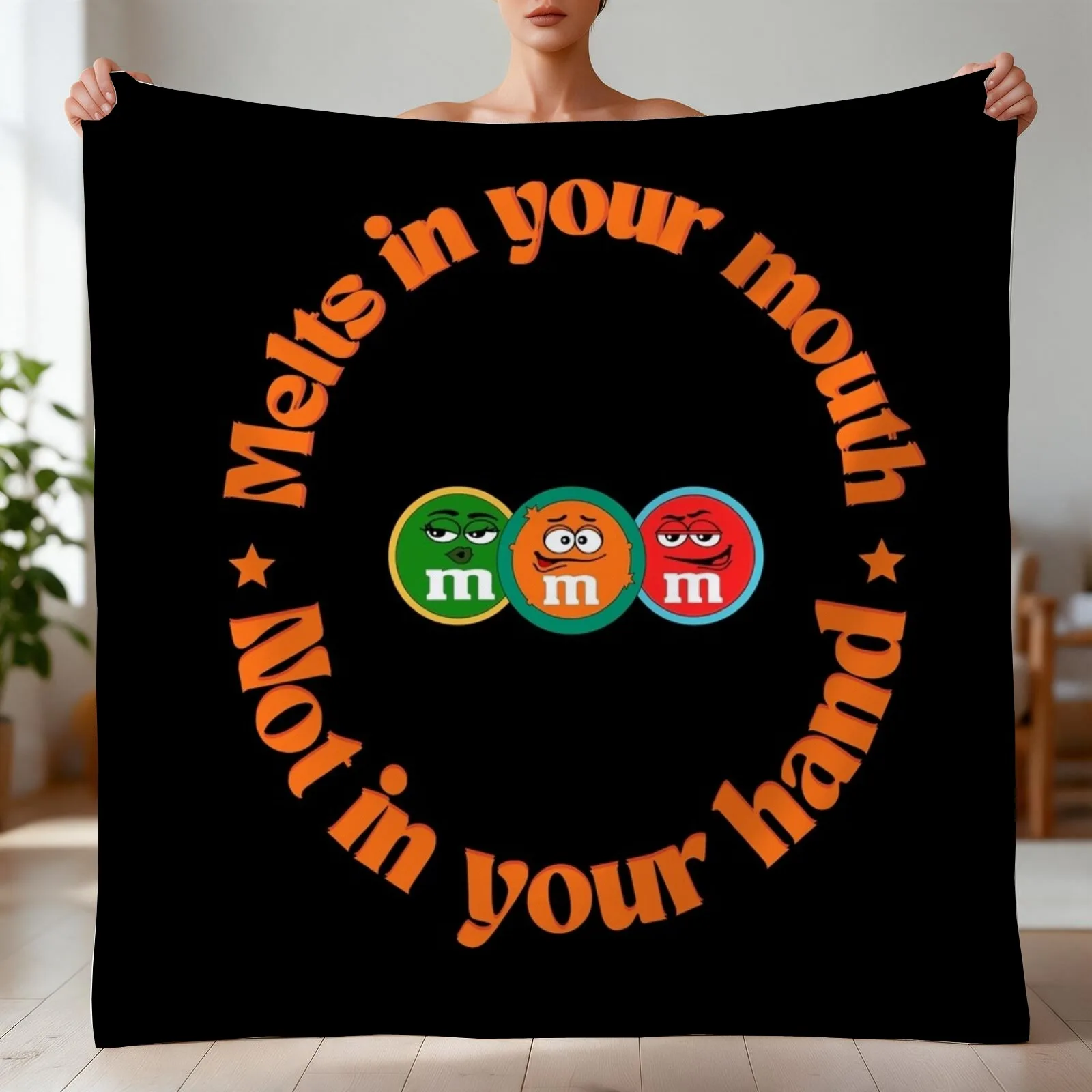 Melts in your mouth not in your hand Throw Blanket Designers for babies heavy to sleep Blankets