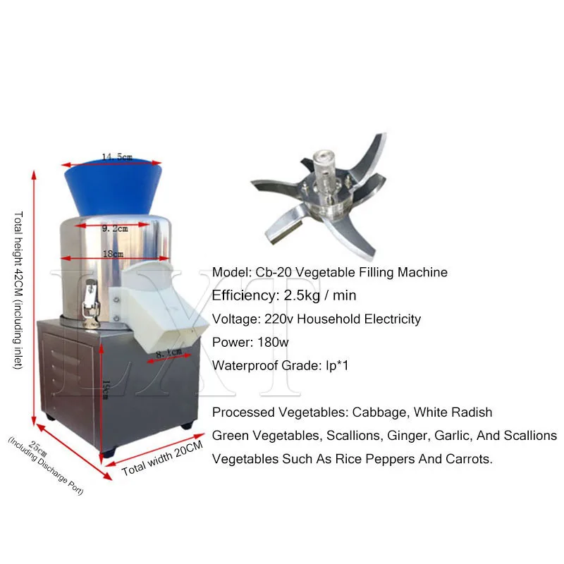 قطاعة الطعام التجارية الكهربائية آلة تقطيع الخضار الجسيمات آلة محاصرة الخضروات تربية تغذية الدجاج 180 واط #3