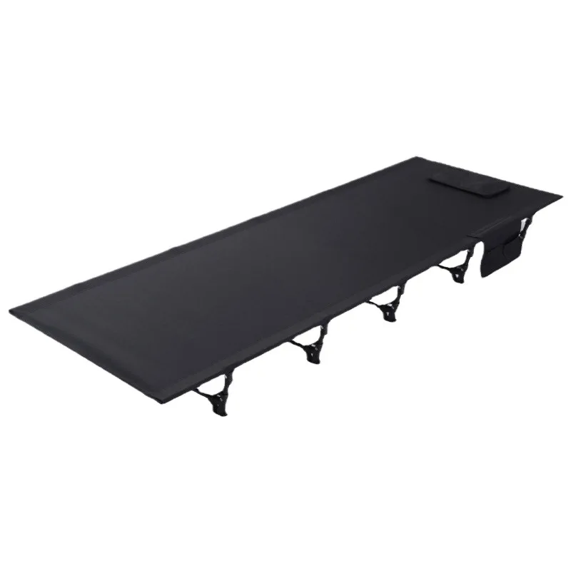 

Outdoor aluminum alloy widened folding camp bed portable folding single bed beach camping outdoor leisure