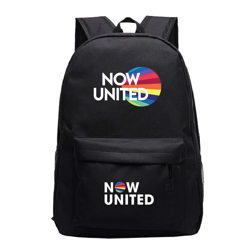 Now United-Better Album Backpack NU Team Hip Hop Better Now United Lyrics Bookbag Laptop Backpack School Bags for Teenage Girls