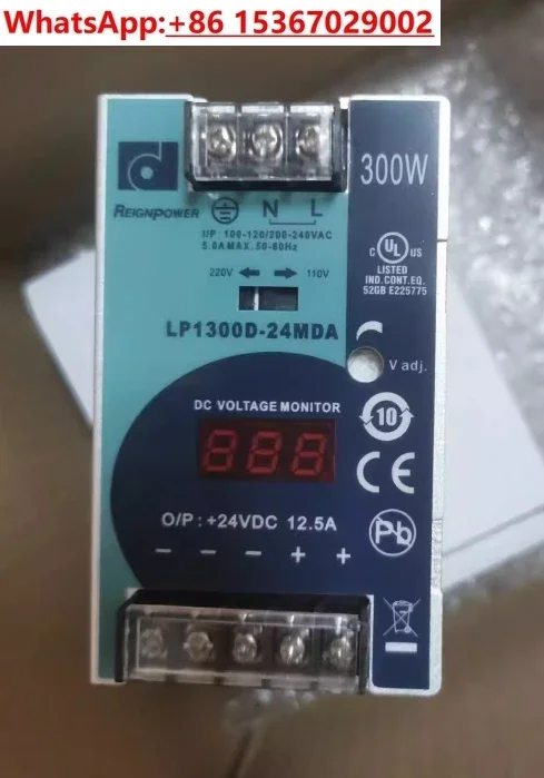 LP1300D-24MDA 300W 24VDC 12.5A LP1150D-12MADA 150W 12VDC 12.5A LP1350D-24MDA REIGNPOWER Rail mounted switch power supply