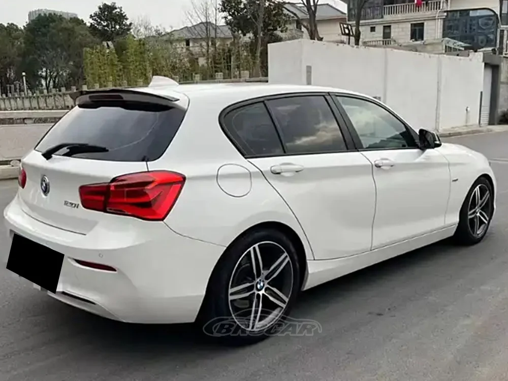 For 2005--2021 BMW 1 Series F20 F21 E81 E87 Trunk SpoilerHigh Quality ABS Plastic Gloss Black Spoiler Trunk Boot Wing Spoiler