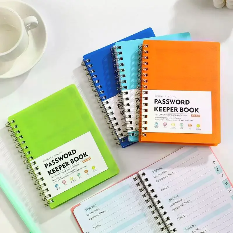 A6 Password Keeper Book Internet Login Notebook With Alphabetical Tabs Password Management Software License Account Organizer