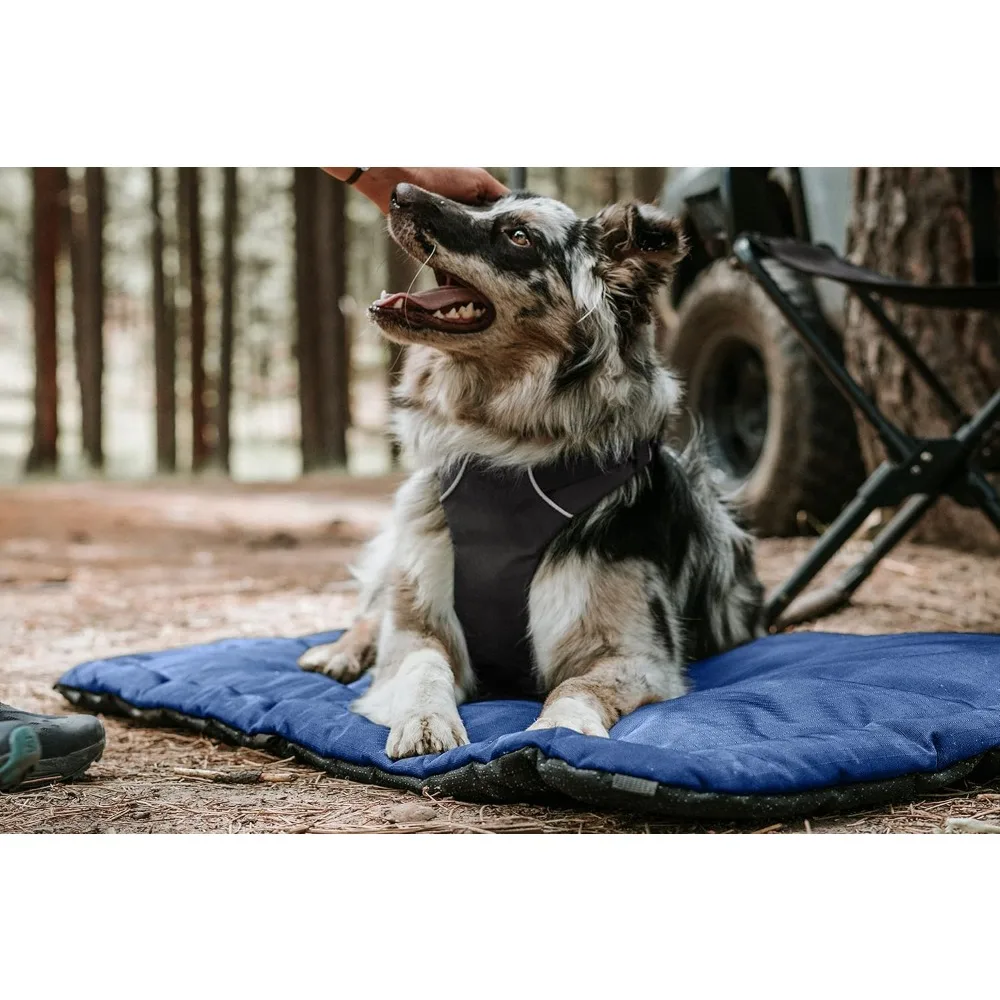 

Tough Rip-Stop Dog Crate Pad - Durable, Washable, None Skid Bottom Kennel Mat, Fits in Large Dog