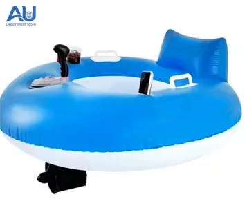 Inflatable Single Pontoon Chair with Electric Propeller for Water Driving Floating Fun