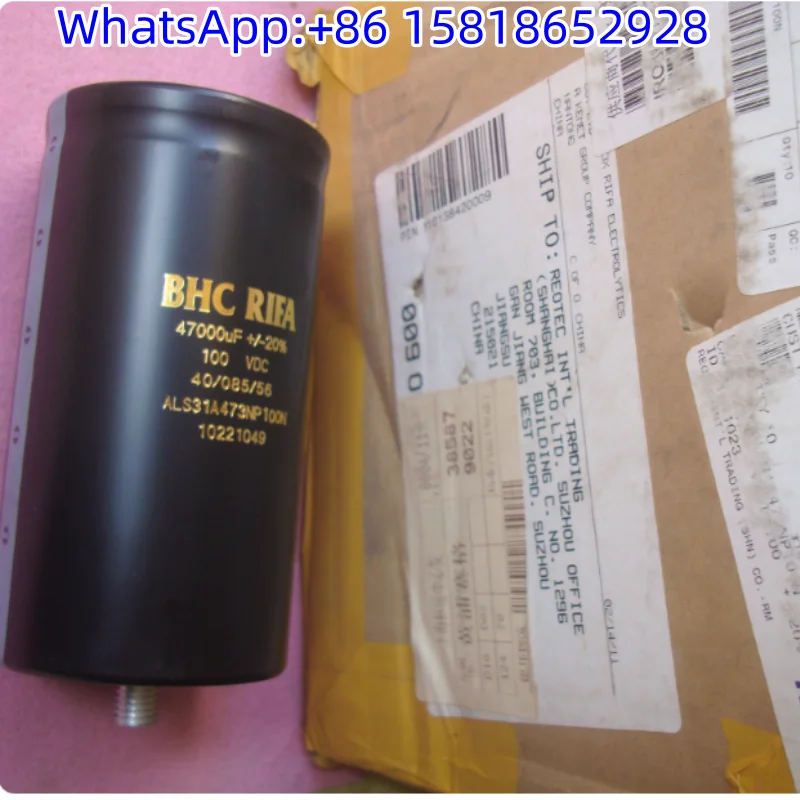 1pcs 100v 47000UF UK BHC ALS31A series audiophile filter electrolytic capacitors