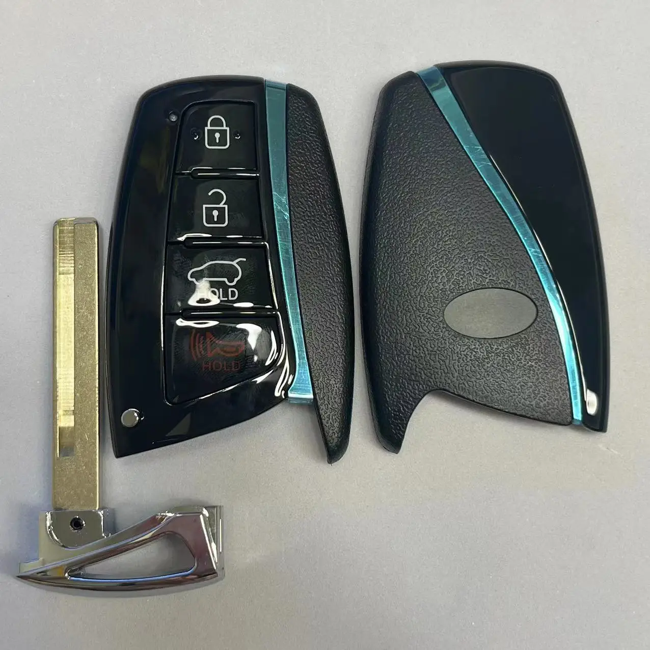 For Hyundai 2013-2018 Santa Fe 3+1 Button Smart Key (SUV) shell HY18R/HY22