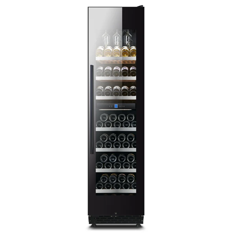 250L Large Capacity Commercial Restaurant Wine Cabinet Full Glass Door Fridge Electric Compressor Refrigerator for Home