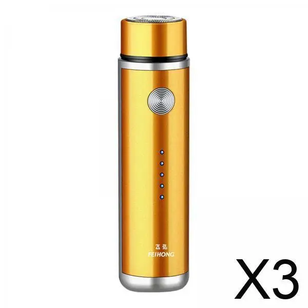 

3x мужской электрический, электрический с USB-зарядкой, быстрая зарядка, бритвенный станок для лица, бороды для путешествий, отеля, бизнеса