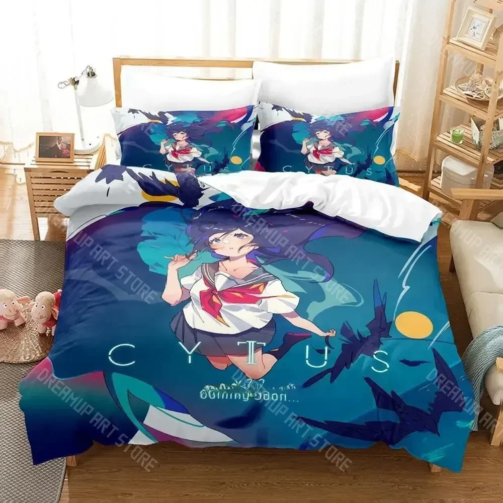 Exquisite 3D Print Cytus II Bedding Set Single Twin Full Queen King Size Bed Set Adult Kid Bedroom Duvet Cover Sets Game Bed She