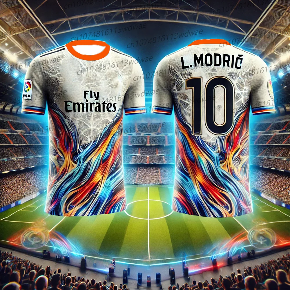 

T-shirt For Men Spain Football Style Soocer Espana Jersey Men Outdoor Boy Jersey Modric 10 Special Edition Graffiti Jersey Kits