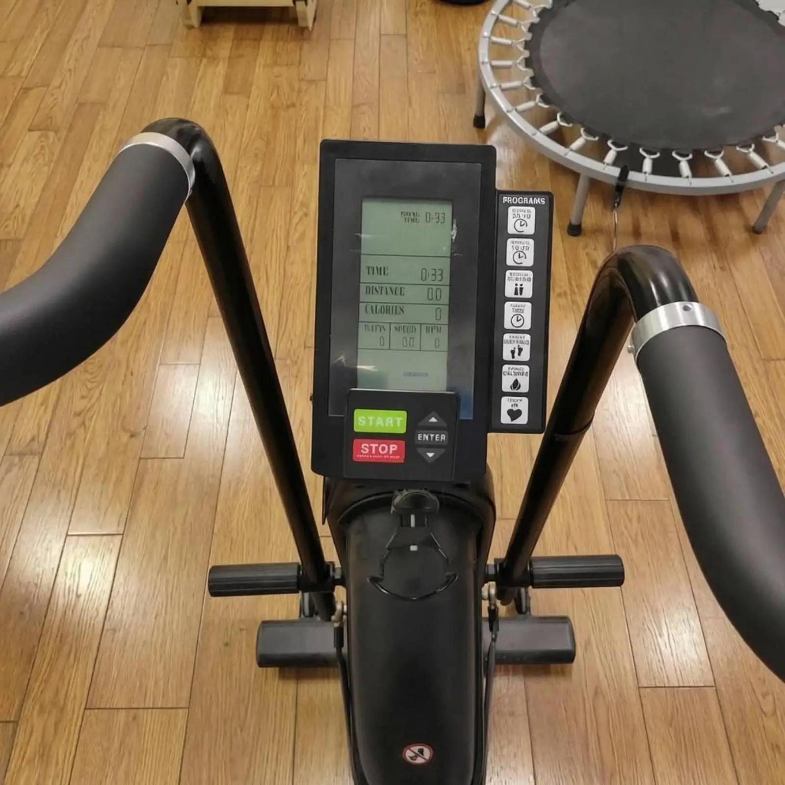 Exercise Panel Speed Tracking Stationary Digital Display Screen Fitness Meter Display for Gym, Home Workout