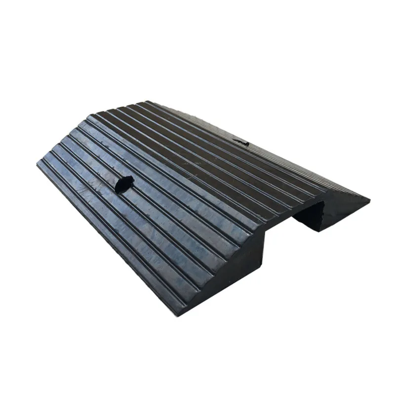 Rubber step ramp pad Portable barrier-free transition pad for indoor wheelchairs and vehicles