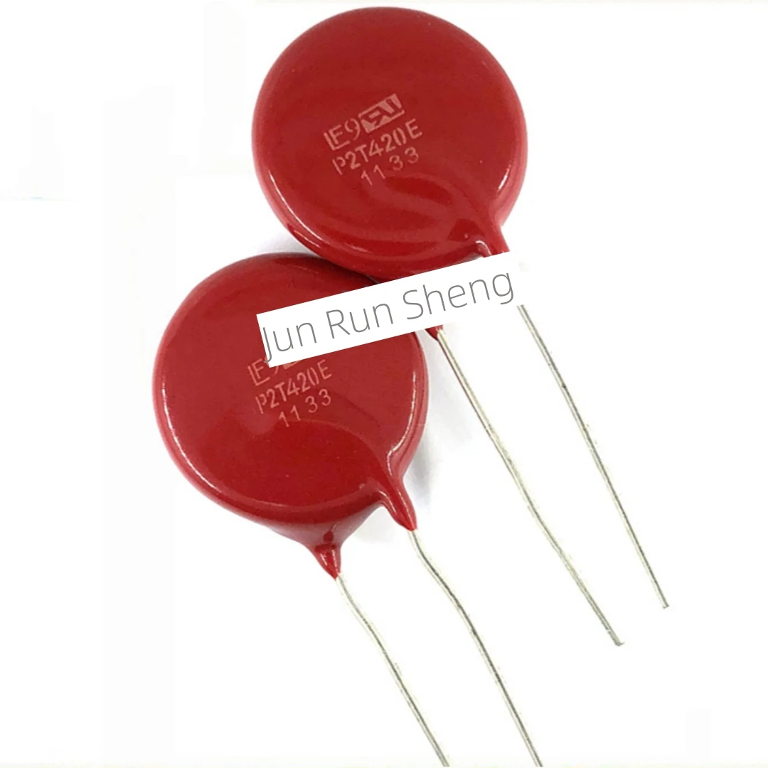 

1/10/20PCS Litteifuse SEMITMOV20RP420E P2T420E Red Varistor 680V 10KA DISC 20MM Rheostat AC420 DC560 600pF MOV TVS MOV20RP420E