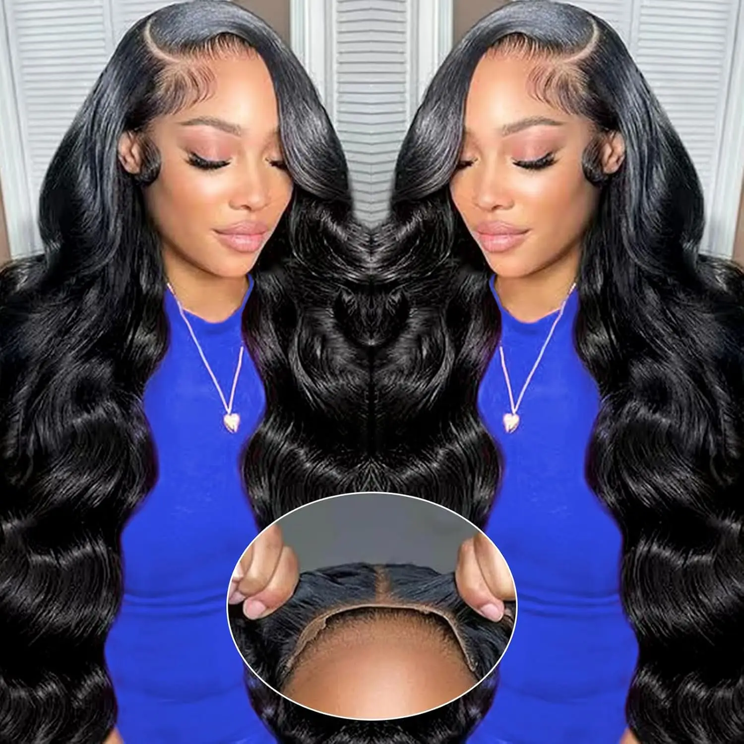 Body Wave Glueless Human Hair Wigs Pre Plucked Pre Cut 4x4 5x5 HD Lace Closure Wigs for Women 180% Density Wear And Glueless Wig