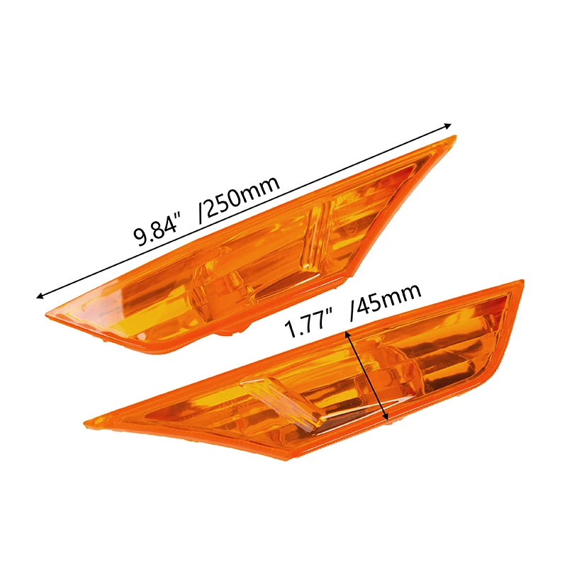 Car Front Bumper Reflector Side Marker Lamp Housing for Honda Civic 2016 2017 2018 2019 2020 2021 Coupe/Sedan/Hatchback Parts