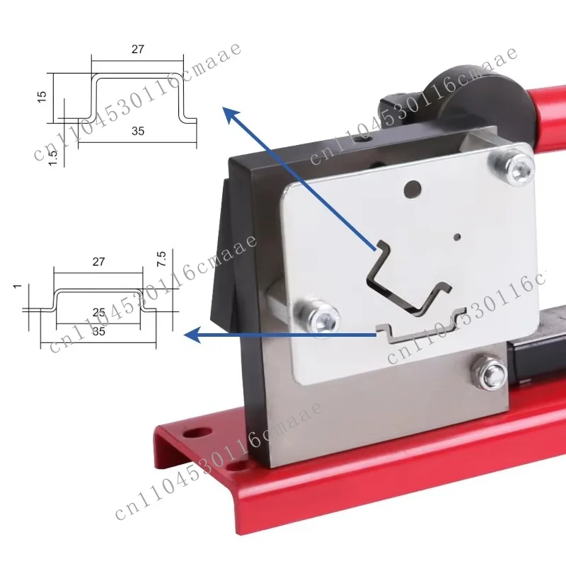 Multifunctional Din rail cutter with ruler, with 35x7.5mm 35x 15mm Din rail cutter