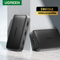 UGREEN HDMI Switch for Xiaomi Mi Box 3 In 1 Out HDMI-compatible Switcher 4K30Hz for TV box PS4 Switch with Controller HDMI Cable
