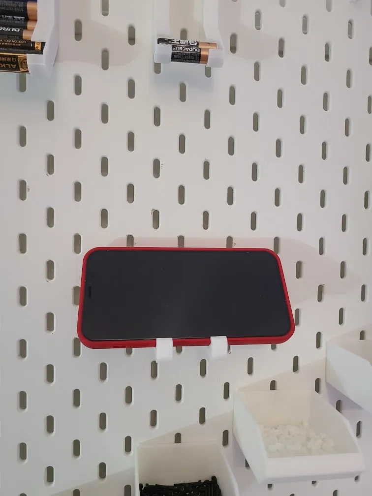 Suitable for Ikea Skadis Pegboard Accessories Mobile Phone iPad Holder