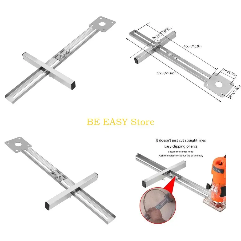 E28F Router Milling Grooves Bracket Trimming Machine Round Cut-outs Slotting Positioning