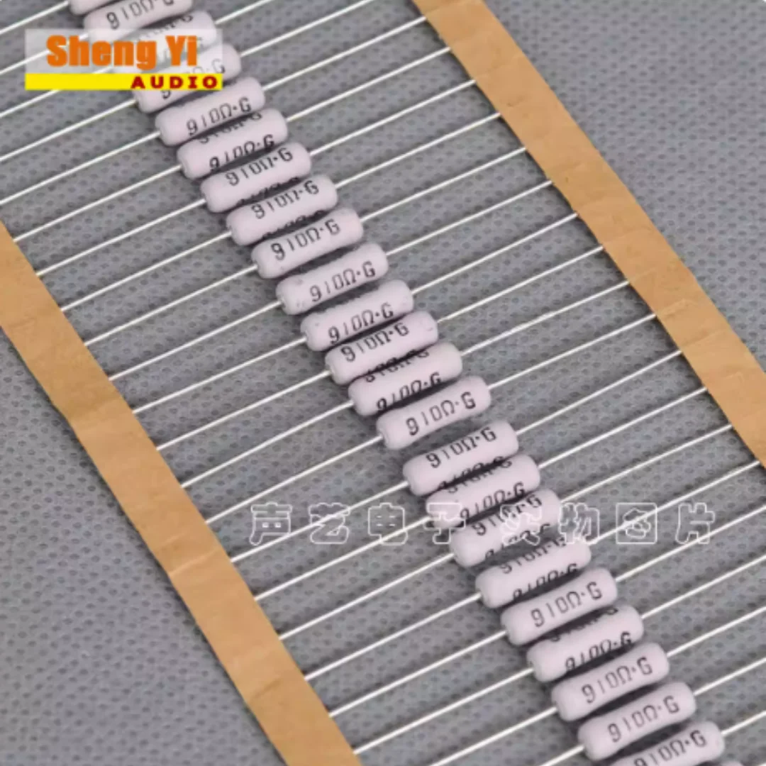 Imported from Japan, KOA 2W 910R 910 European copper-foot audio resistor, grade G, 2%
