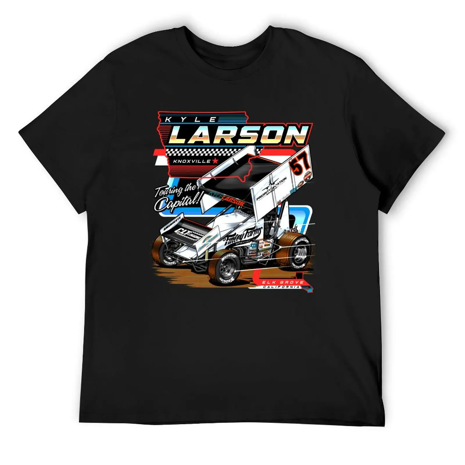 

KYLE LARSON Active , Kyle Larson T-Shirt cotton man t-shirts clothes anime stuff vintage men clothings