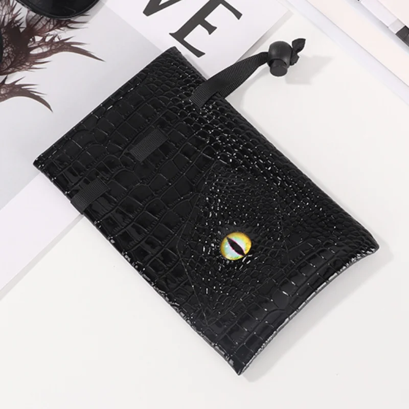 

Прочная сумка для хранения из искусственной кожи с завязками, идеально подходит для безопасного хранения игральных костей, карт Таро, карт оракулов, украшений и монет, H0881.