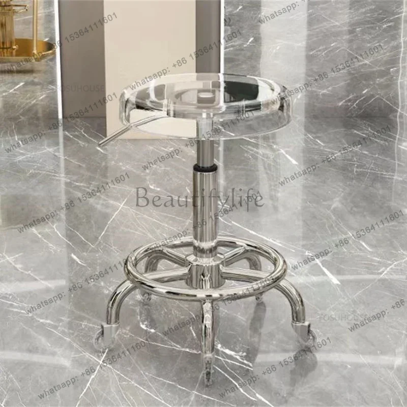 Simple Light Luxury Barber Chairs Beauty Salon Beauty Stool Barber Shop Large Work Stool Chair Hair Salon Special Lift Chairs B