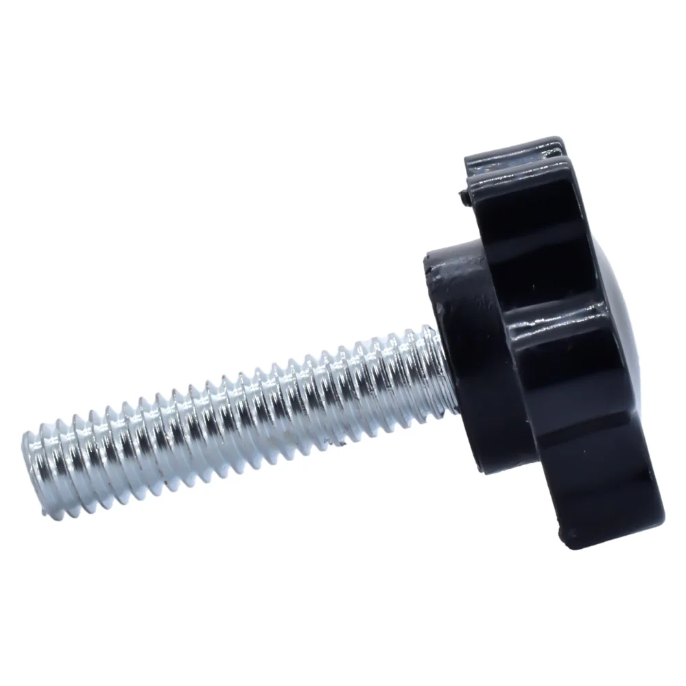 1-10pcs M4-M10 Hand Knob Screws Bolt Head 25/32/38/48mm Carbon Steel Star Shape Head Thread Clamping Thumb Handle Machine Screw