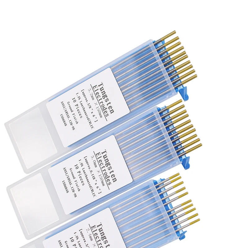 10 قطعة 150 مللي متر إبرة رأس القطب/سلك لآلة لحام TIG