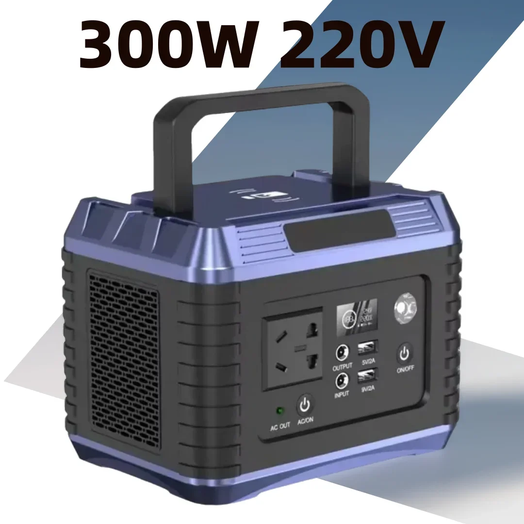 300W Portable Power Station 220V Power Bank 64000mAh Powerful External Spare Battery Generator Powerbank for Outdoor Camping New