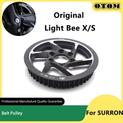 Motorcycle Accessories Transmission Gear Rear Belt Pulley Original Center Axle Sleeve Drive Wheel For Surron Light Bee Off-road