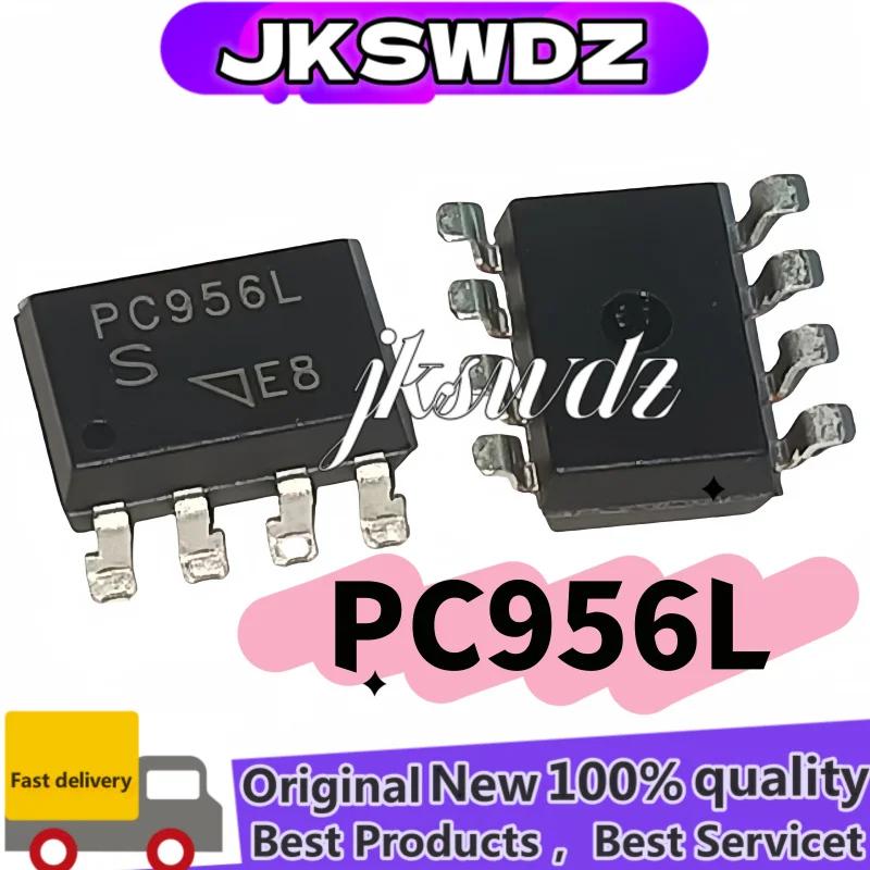 10 piezas NUEVAS PC956L SOP-8 PC956, optoacoplador de salida, circuito integrado lógico original