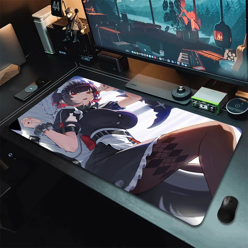 

Zenless Zone Zero Mouse Pad Ellen Joe Gaming Mousepad Gamer Computer Mouse Mat Anime Desk Mat Keyboard Pad Game Non-Slip Carpet