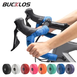 BUCKLOS-Fita PU EVA Guiador de Bicicleta, Bent Bar, Ciclismo, Bicicleta de Estrada, Corrida, Respirável, Antiderrapante, Punho, Cintos, Envoltório