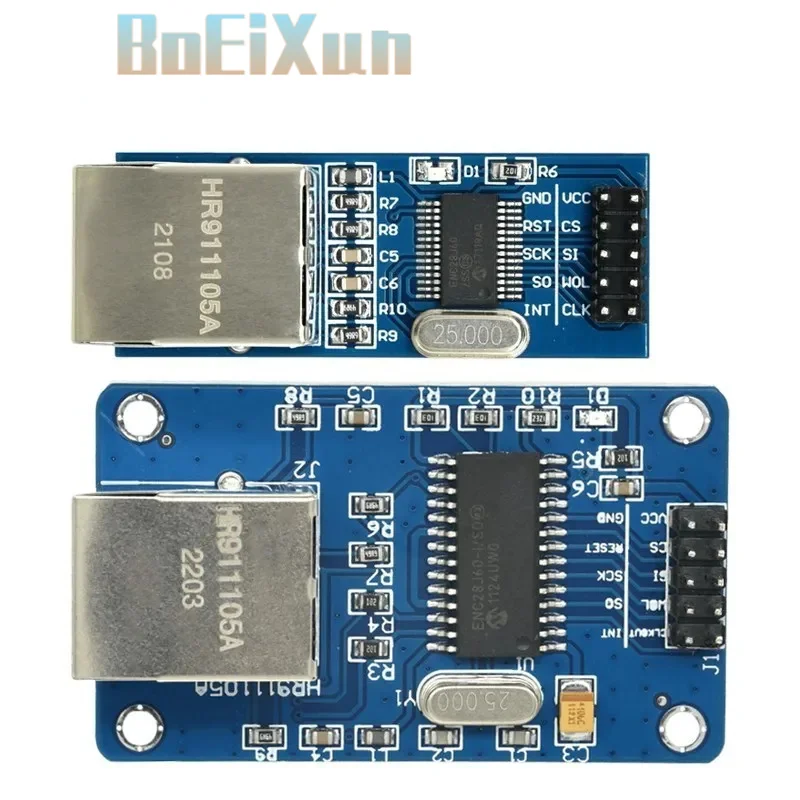 ENC28J60 SPI Interface Network Module Ethernet Module (Mini Version)