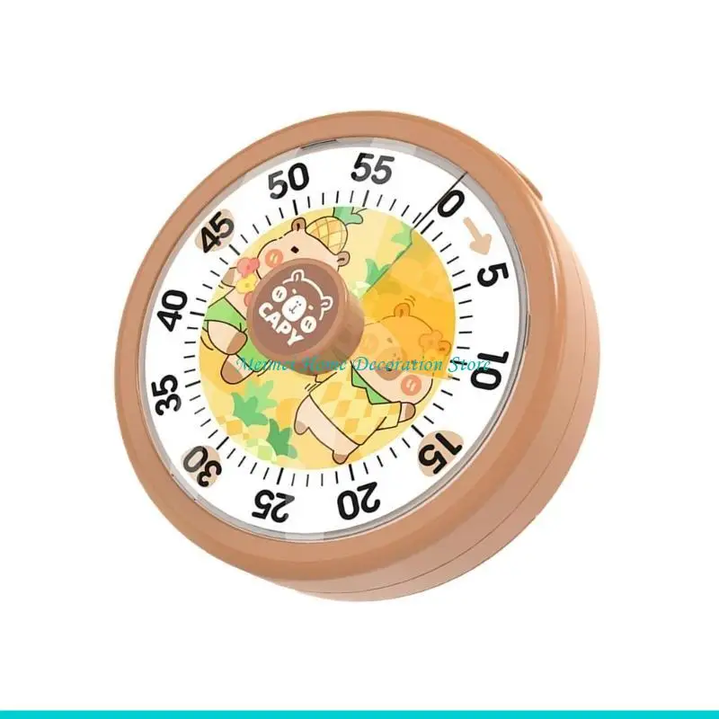 H7BF Kids Quiet Timers With Rotating Rainbows Visual Countdowns Portable Time Management Tool For Classroom Kitchen Study Room
