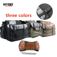 Motorcycle Bike Universal Bag Cycling Double Side Rear Rack Trunk Bag Mountain Road Bicycle Tail Seat Pannier Pack Luggage Carri